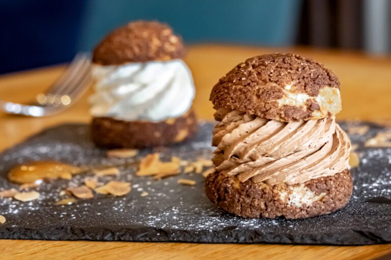 Dessert original, choux à la crème